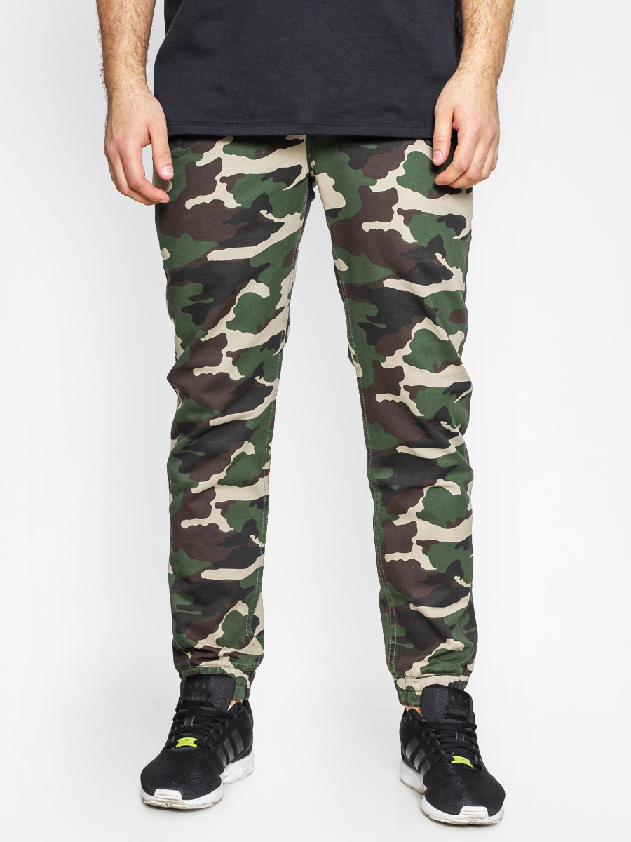 camo chino joggers