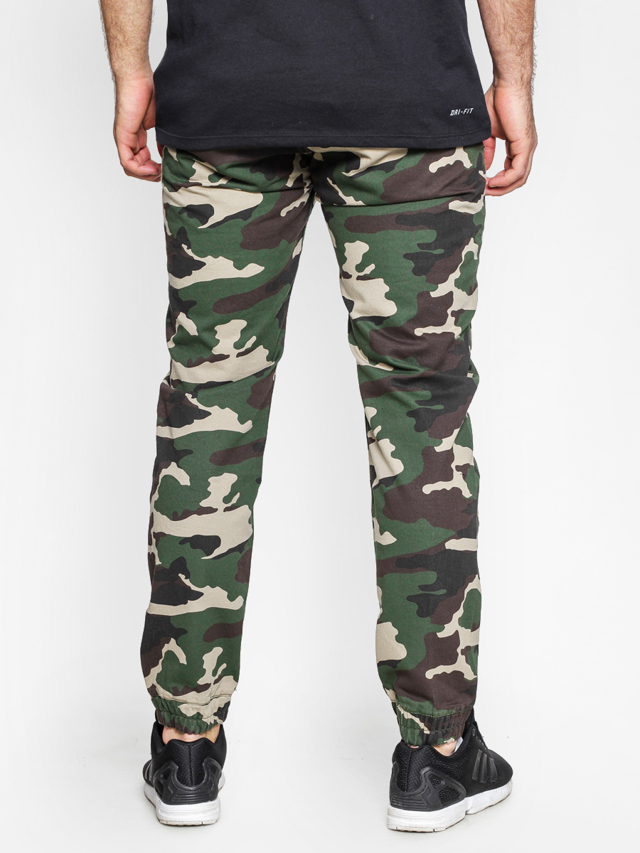 camo chino joggers