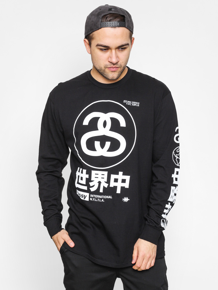 Stussy Longsleeve Japan International (black)