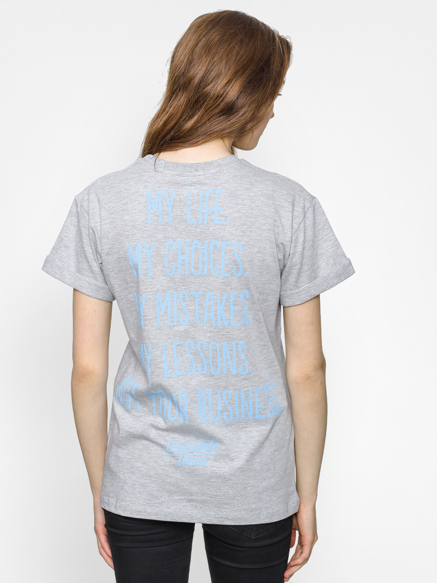 Diamante Wear T-shirt My Life Wmn (grey)