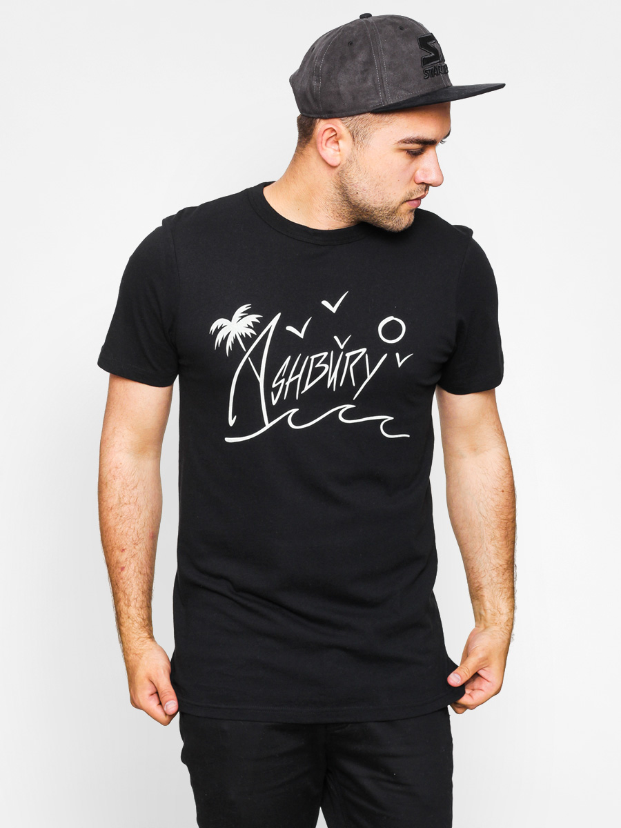 Ashbury T-shirt Beachy (black)