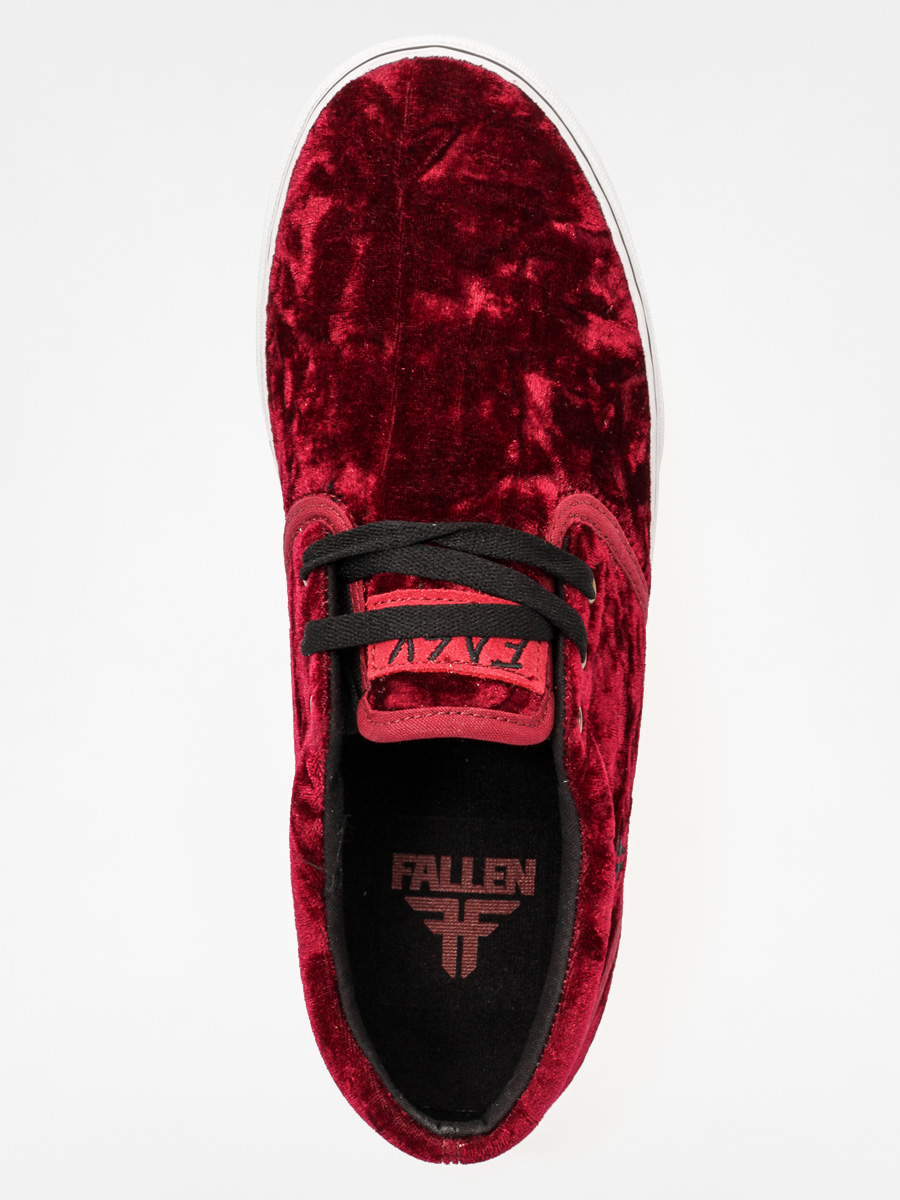 Fallen Shoes The Easy (oxblood velvet)