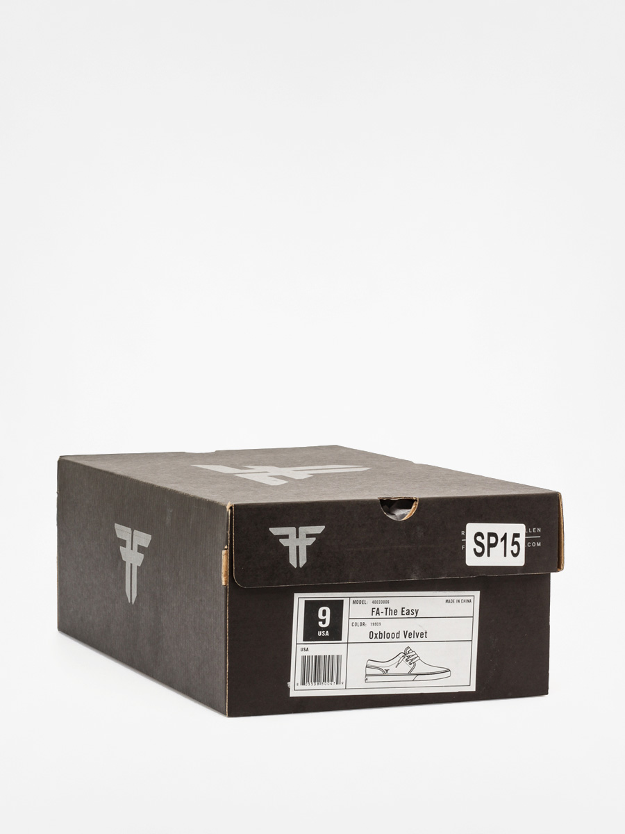 Fallen Shoes The Easy (oxblood velvet)