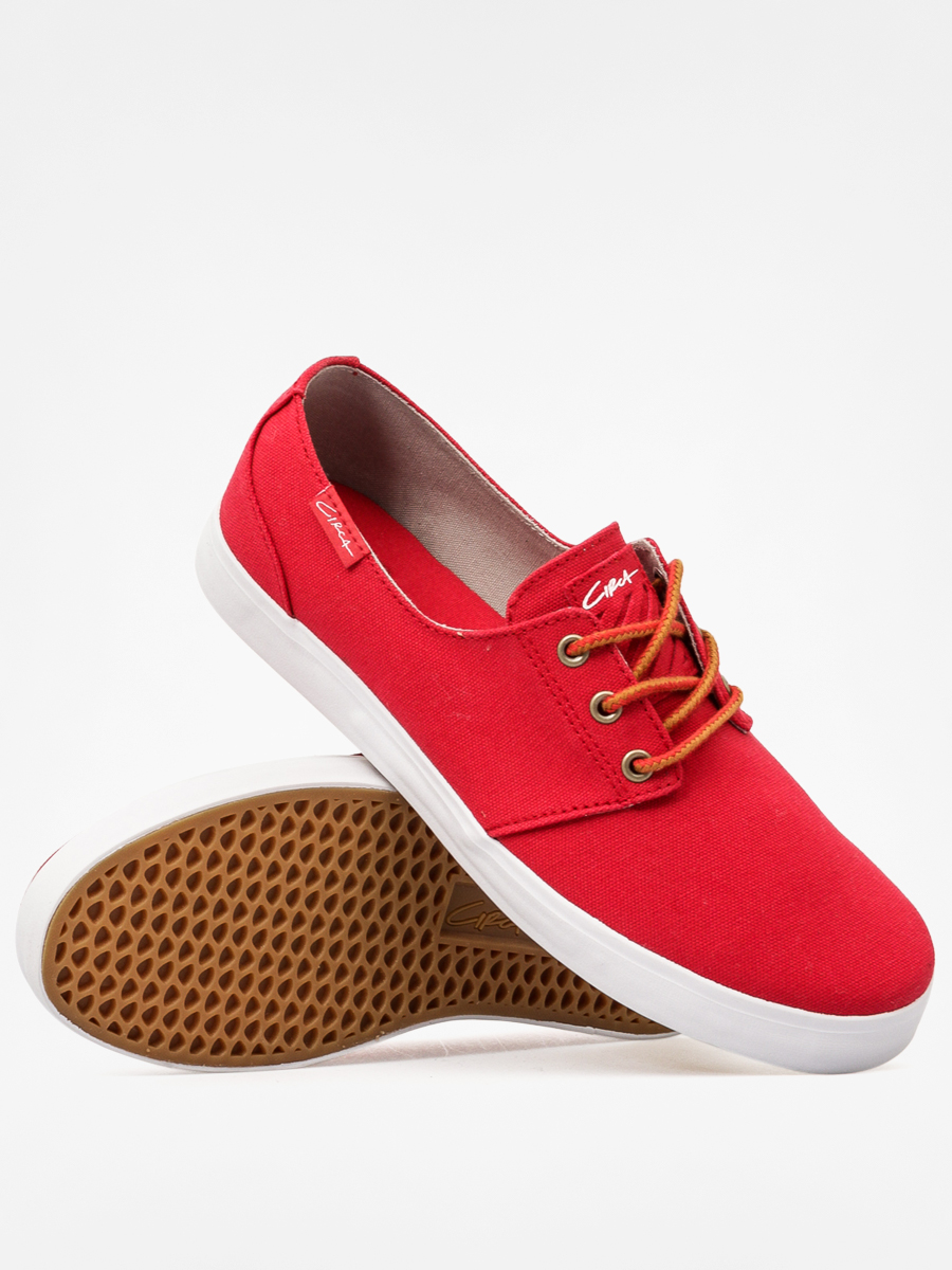 Circa Schuhe Crip (pompeian red/white)