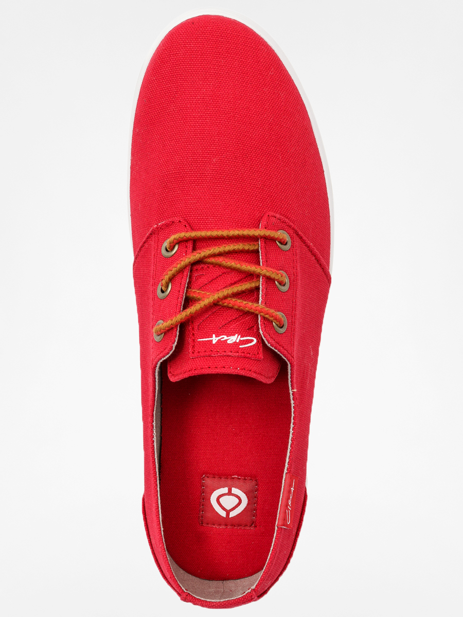 Circa Schuhe Crip (pompeian red/white)