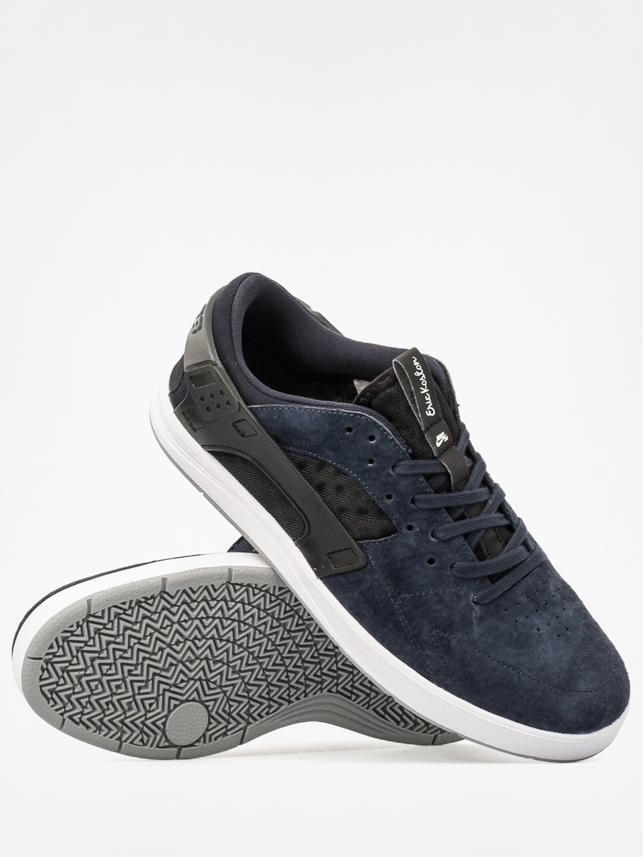Nike Shoes Eric Koston Huarache navy blue (drk obsidian/white - Main Image