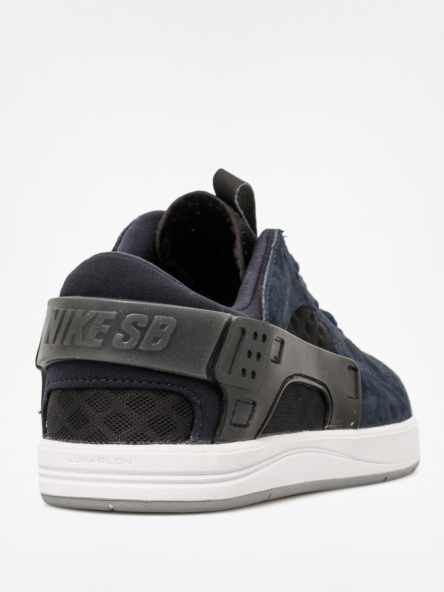 Nike Shoes Eric Koston Huarache (drk obsidian/white blk wlf gry)