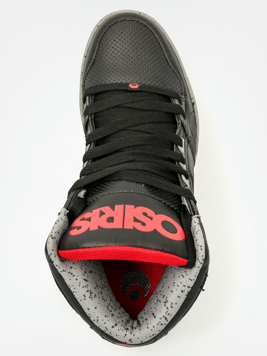 red and black osiris shoes