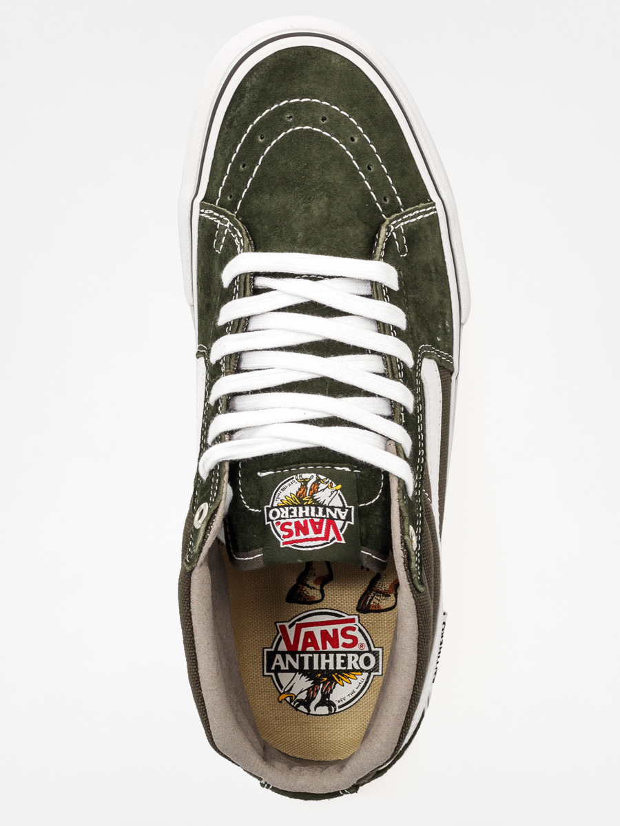 Vans Shoes Sk8 Mid Pro (anti hero/green/grosso)