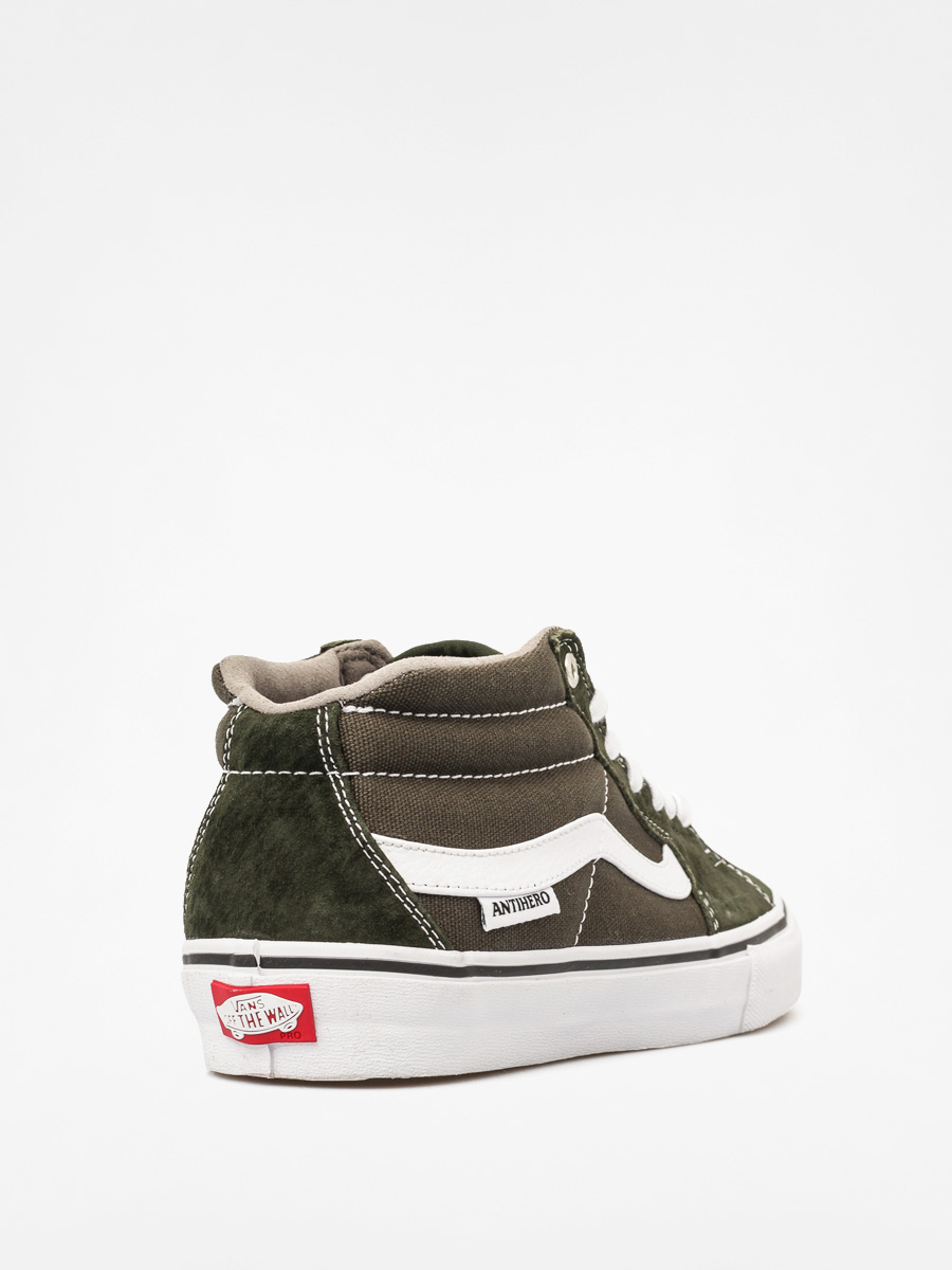 Vans Shoes Sk8 Mid Pro (anti hero/green/grosso)