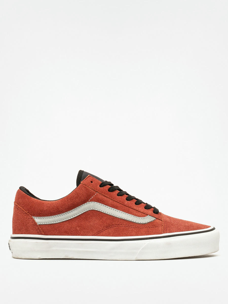 Vans best sale orange suede