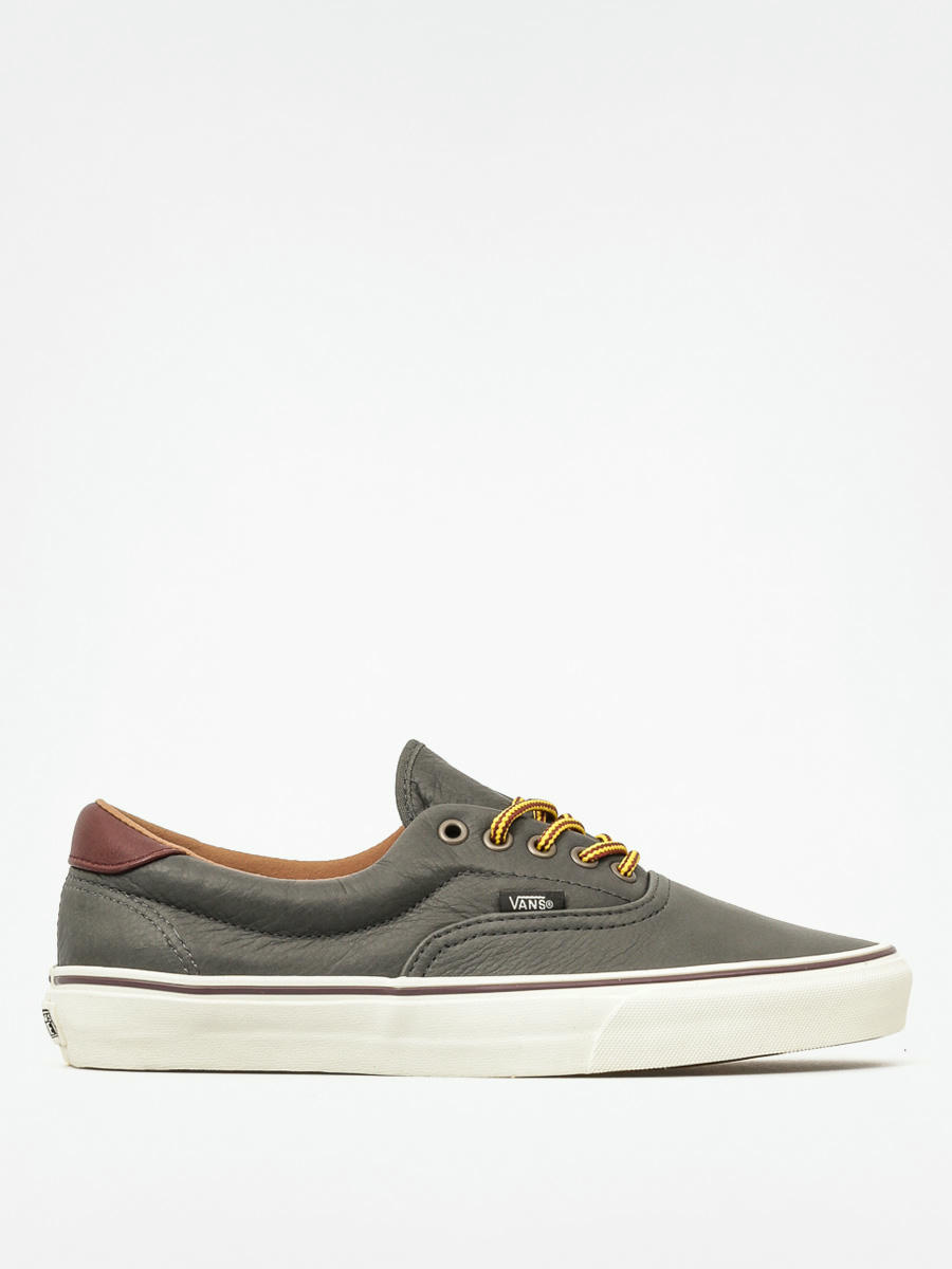 grey vans with brown leather