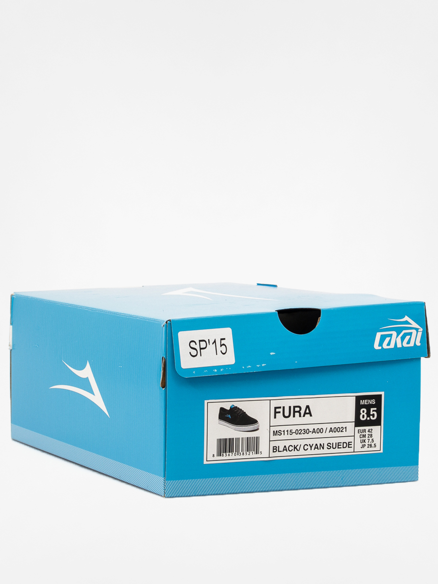Lakai Shoes Fura (black/cyan suede)