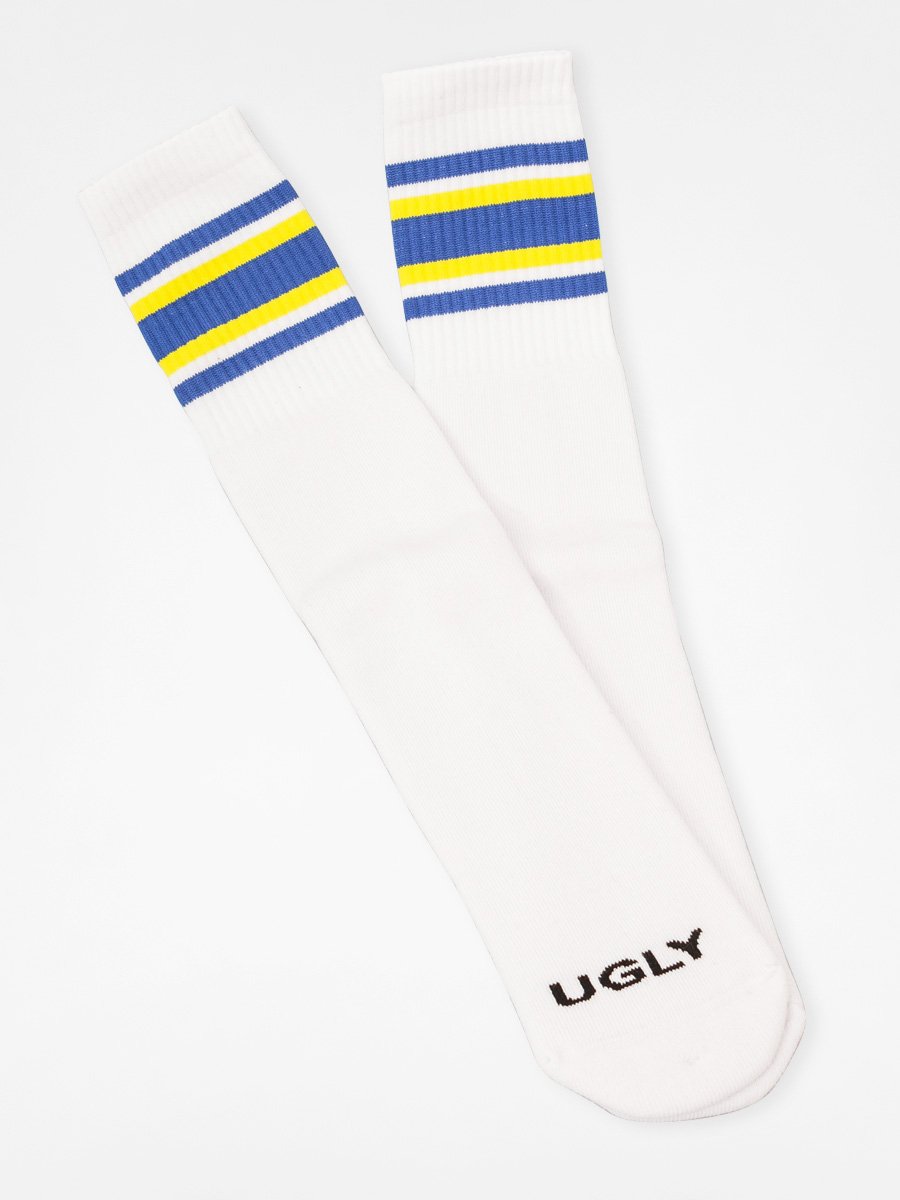Ugly Socks 02 (wht/nvy/yel 22