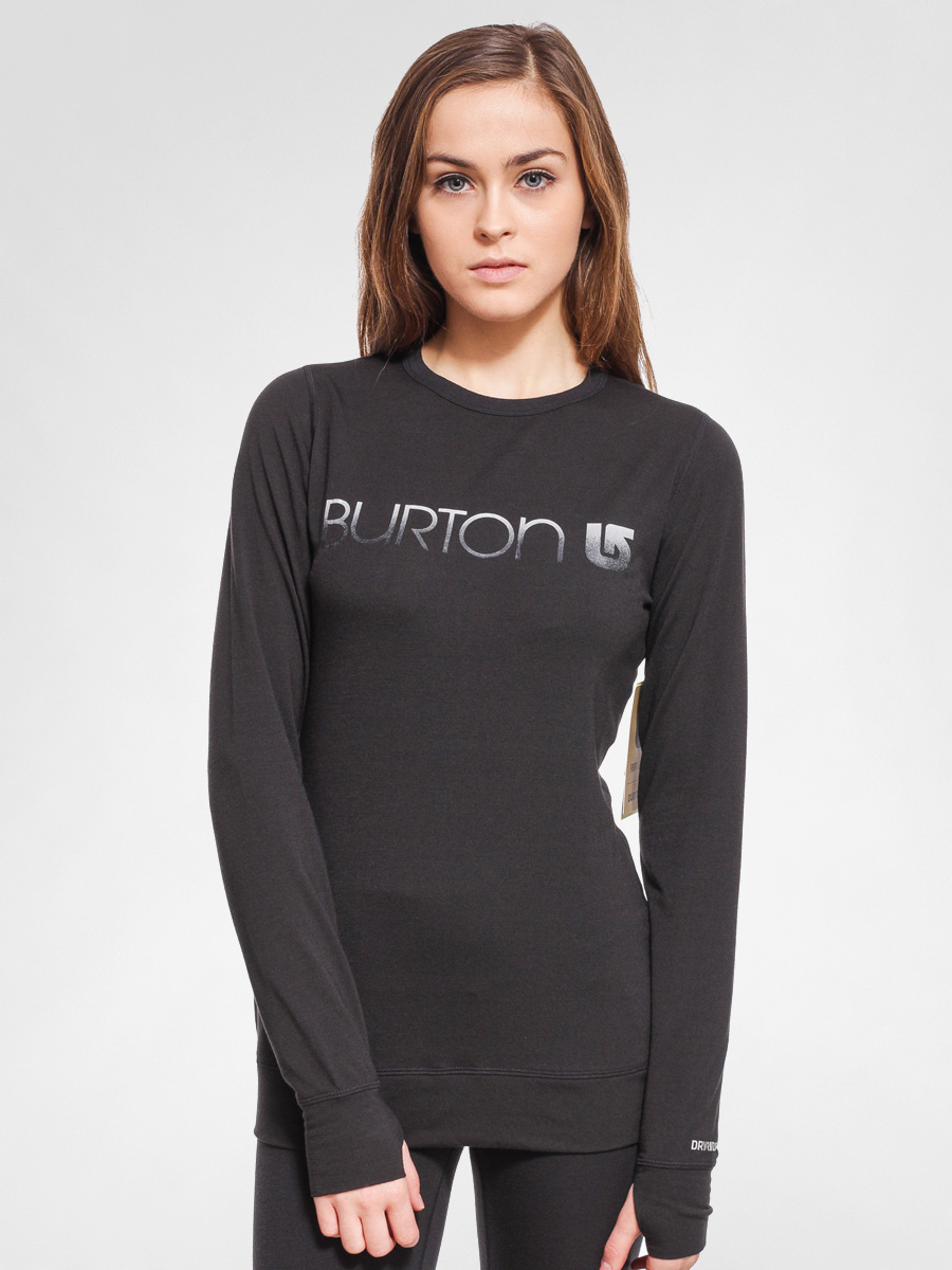 Burton active underwear Midweight Crew Top Wmn (true black
