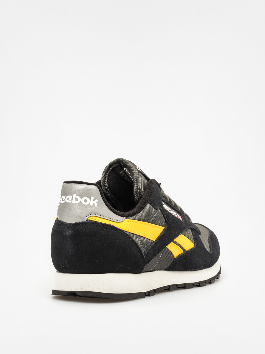 Reebok Shoes Calssic Sport Clean (black/gravel/yellow/silver/chlk)