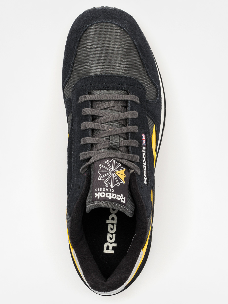 Reebok Shoes Calssic Sport Clean (black/gravel/yellow/silver/chlk)