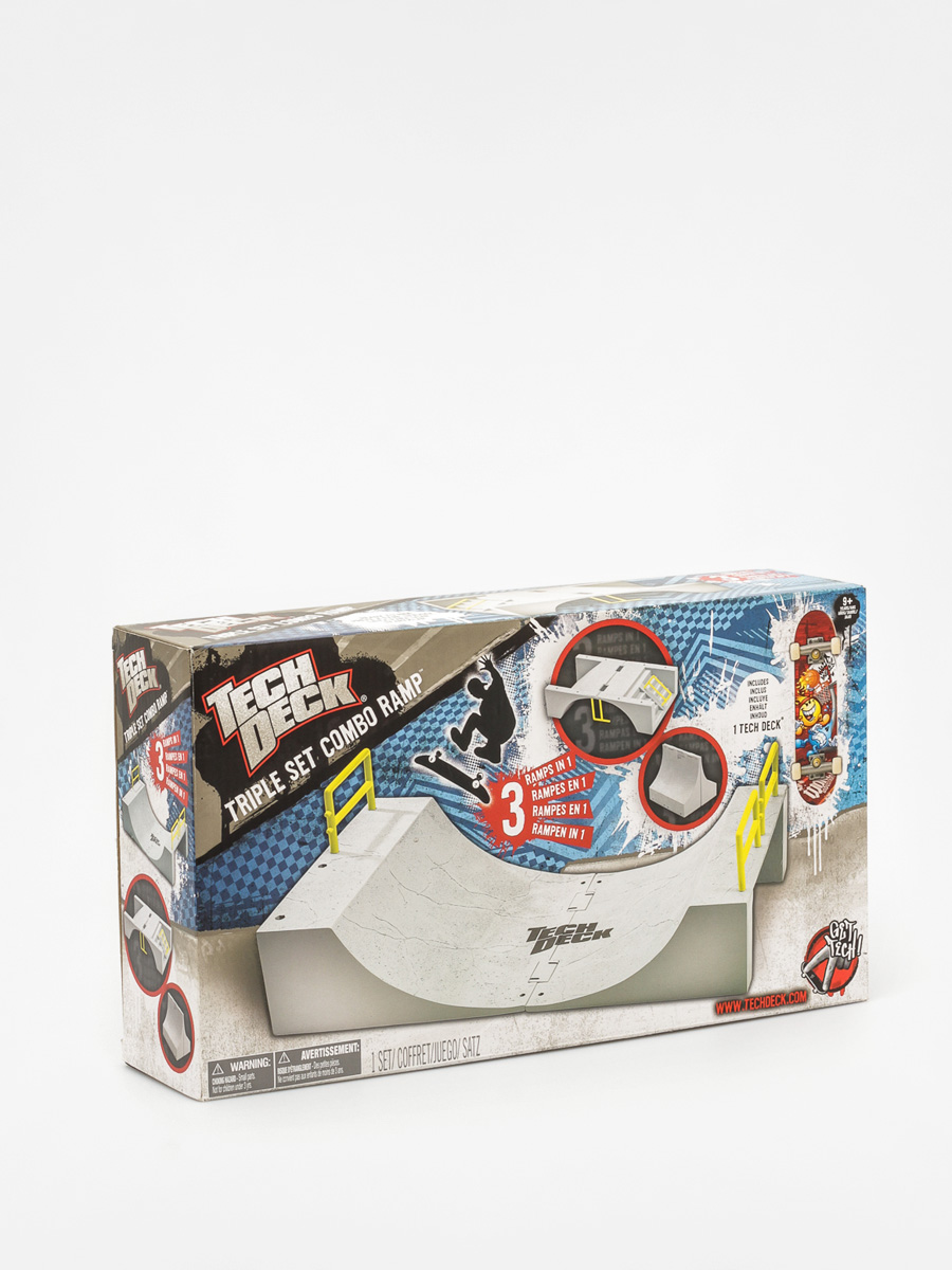 Tech Deck Skatepark Triple Set Combo Ramp 01