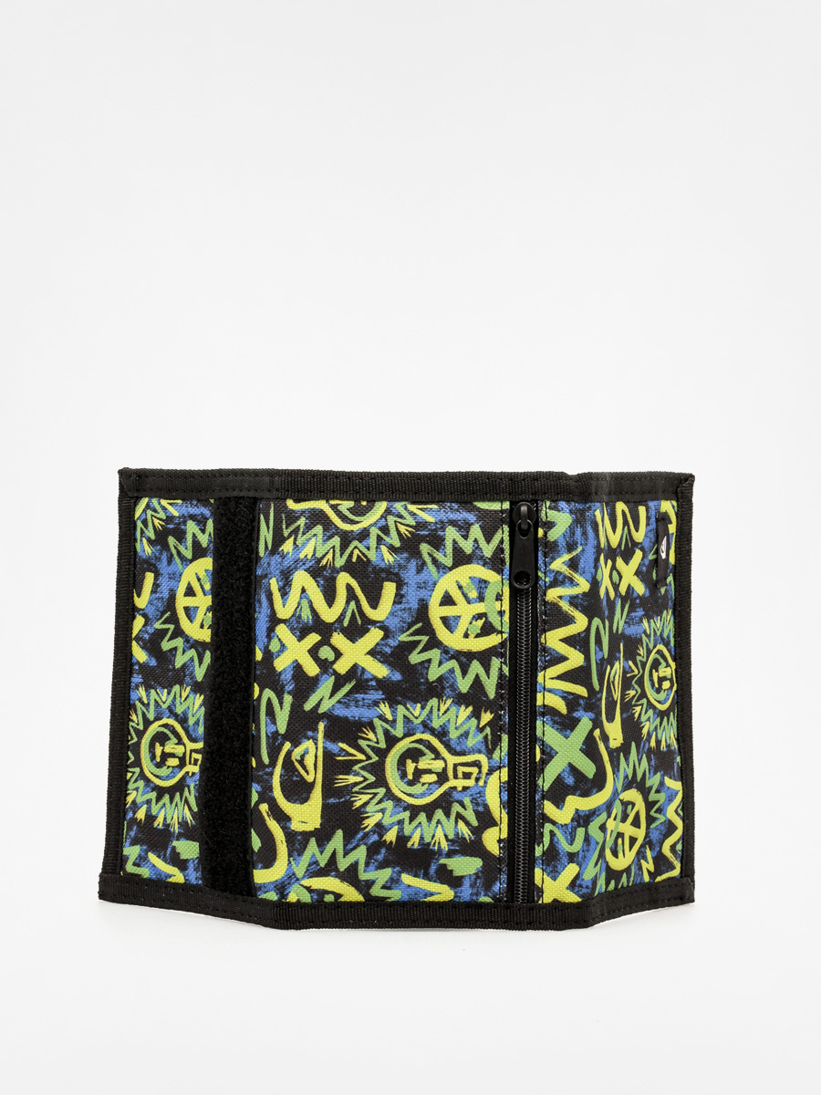 Quiksilver Wallet On Board (black/yellow/green)