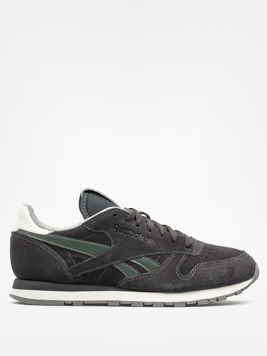 Reebok Schuhe Classic Leather Suede (gravel/olive/white/black/shrk)