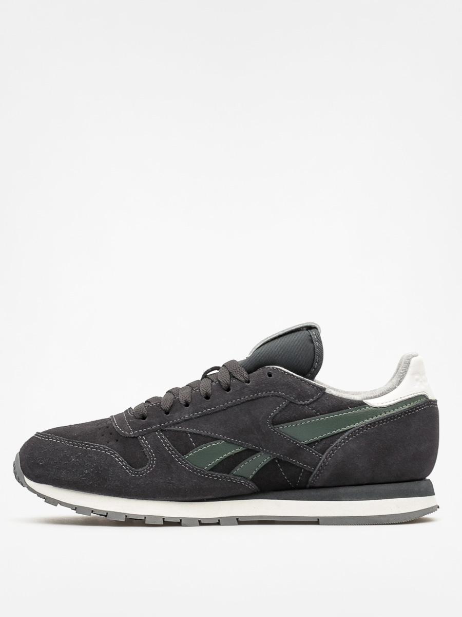 Reebok Schuhe Classic Leather Suede (gravel/olive/white/black/shrk)
