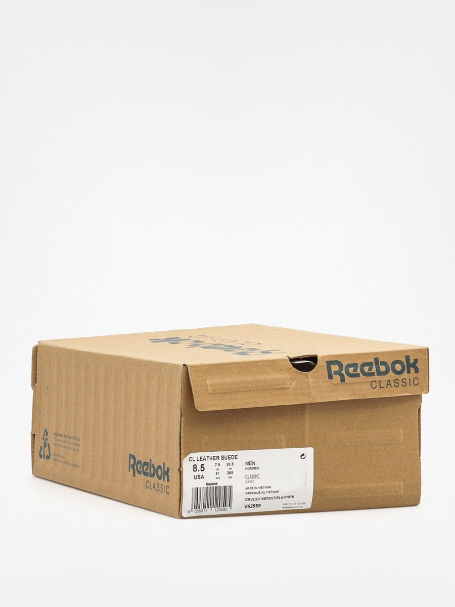 Reebok Schuhe Classic Leather Suede (gravel/olive/white/black/shrk)