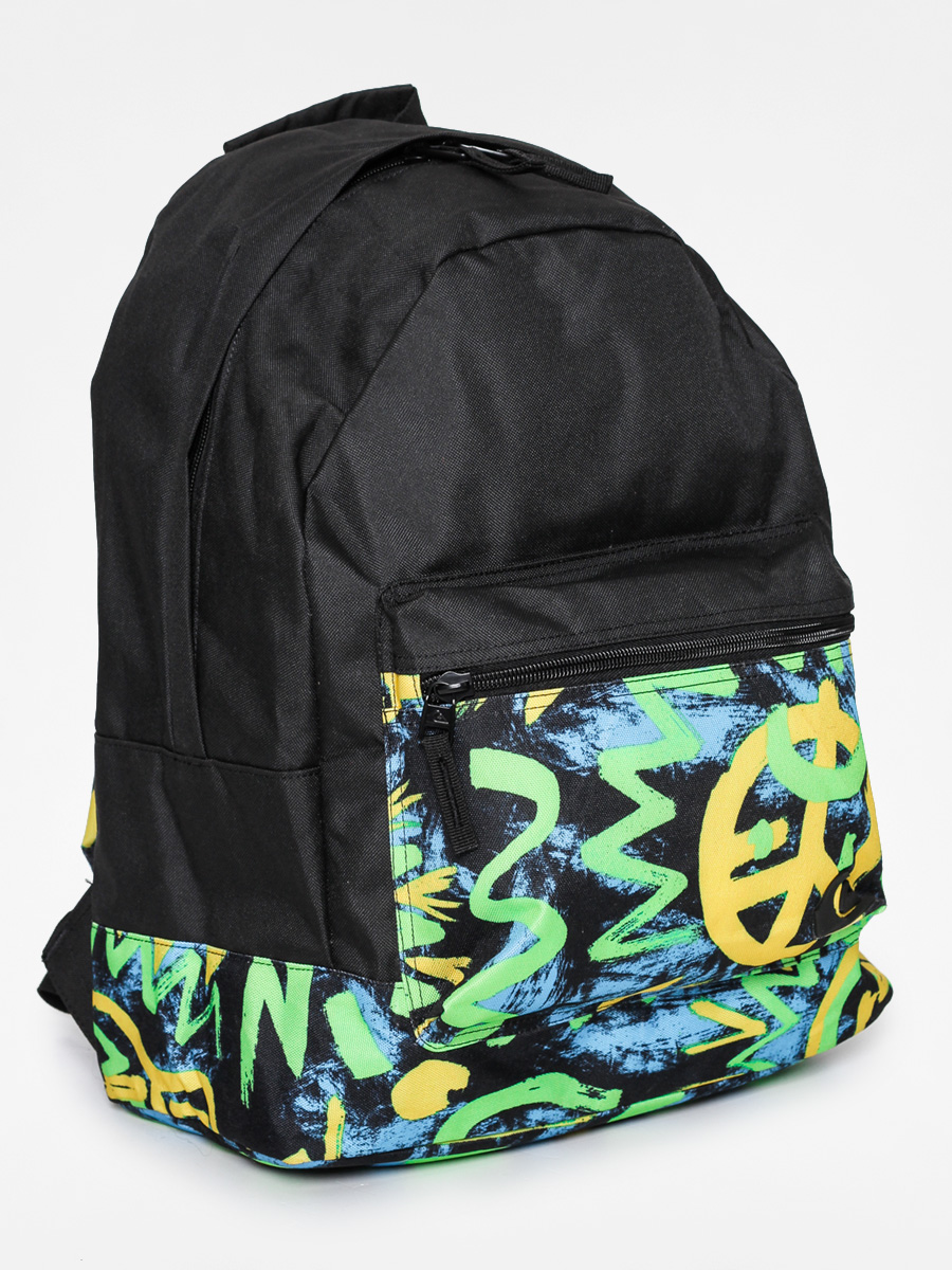 Quiksilver Backpack Day Burner (black/yellow/green)