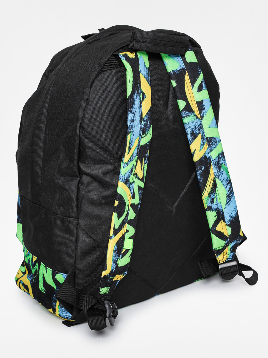 Quiksilver Backpack Day Burner (black/yellow/green)