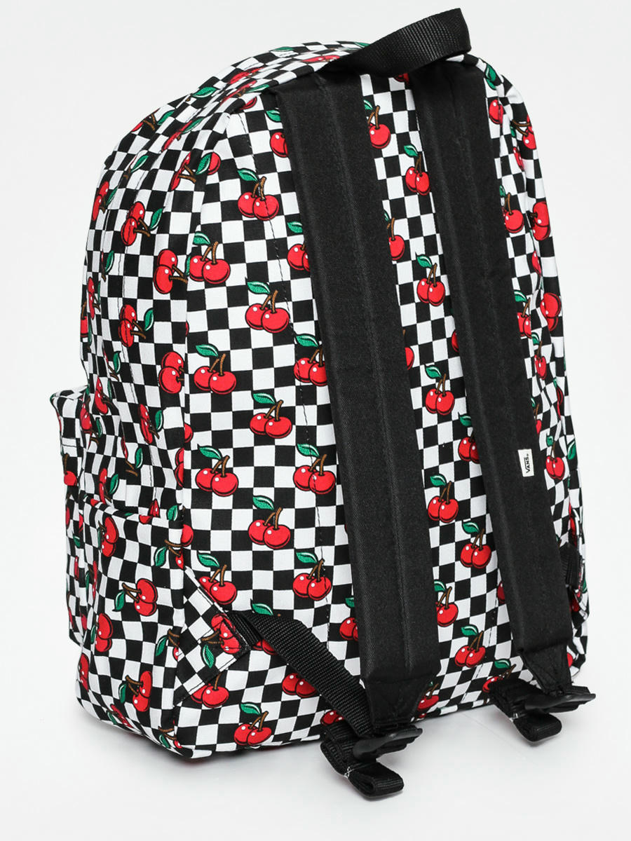 Vans cherry 2025 checkered backpack