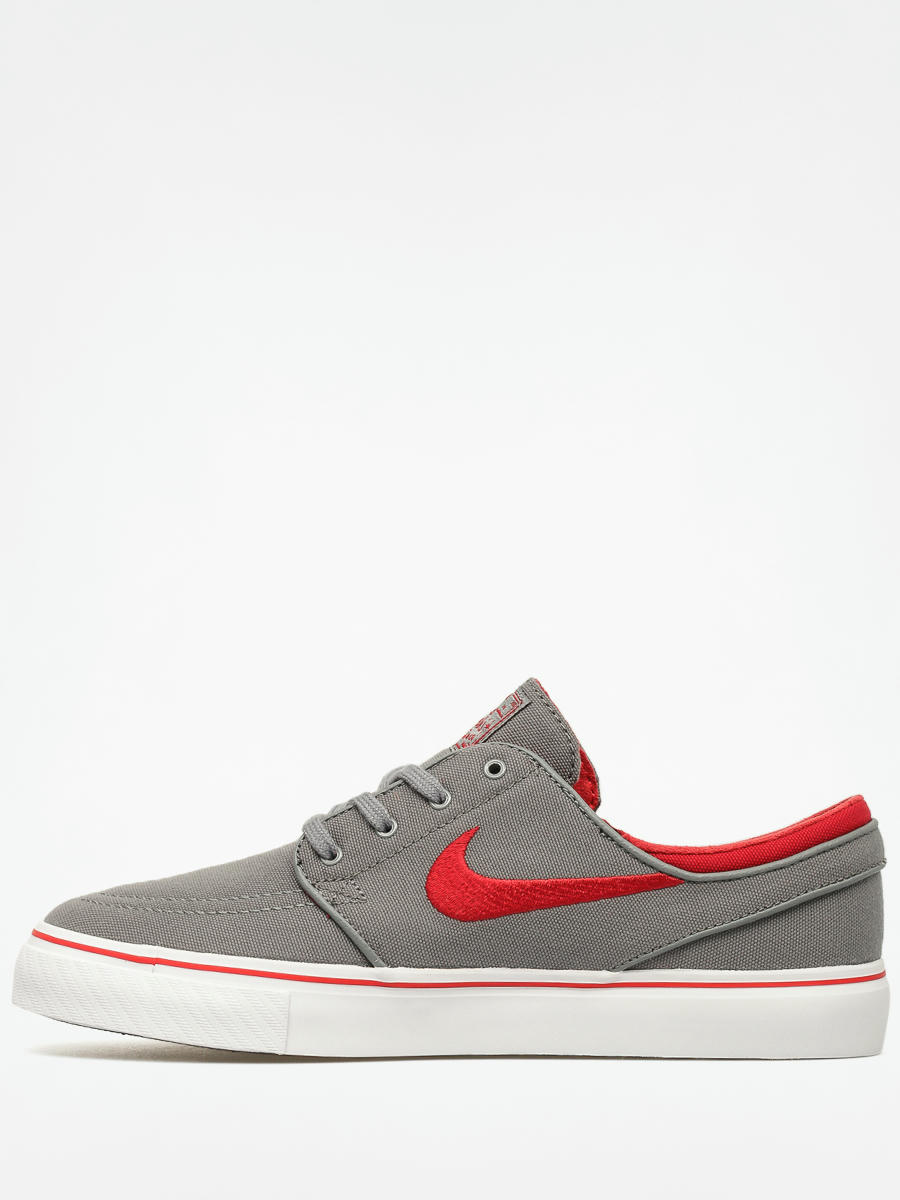 Inicialmente mago Asser Nike Shoes Zoom Stefan Janoski CNVS (cool grey/gym red white black)