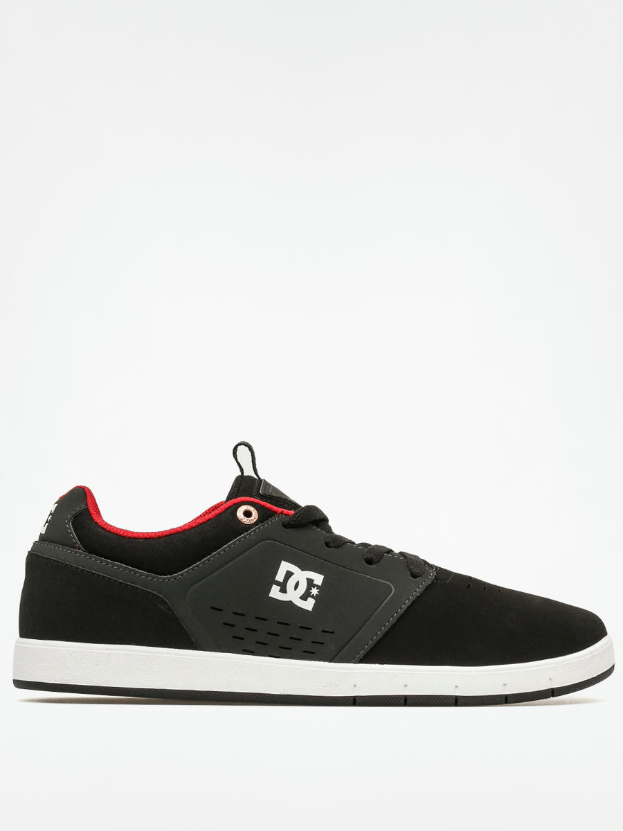 Dc shoes black hot sale and red