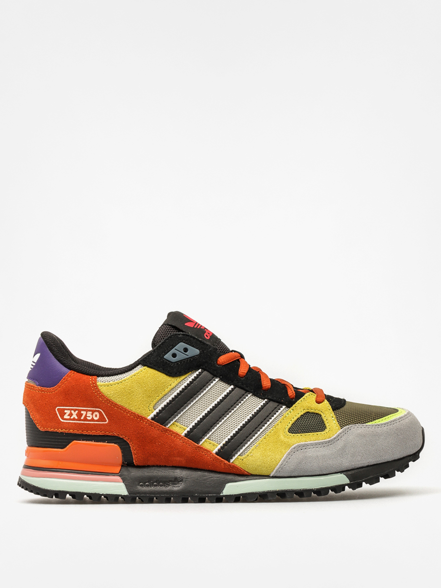 adidas Shoes Zx 750 multicolor (cbalck/sesosl/foxred)