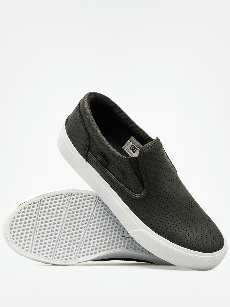 DC Shoes Trase Slip On Le black white