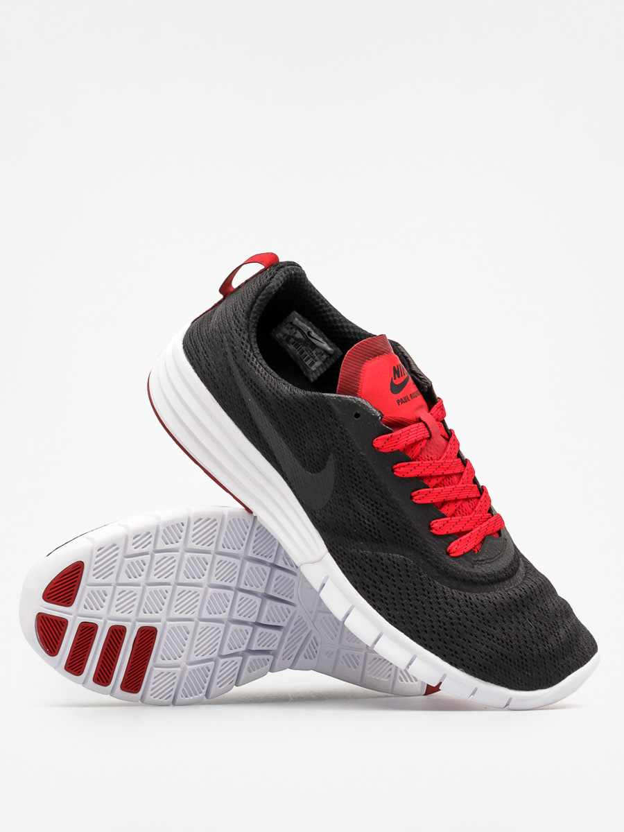 Nike Shoes Paul Rodriguez 9 RR (black/black gym red white)
