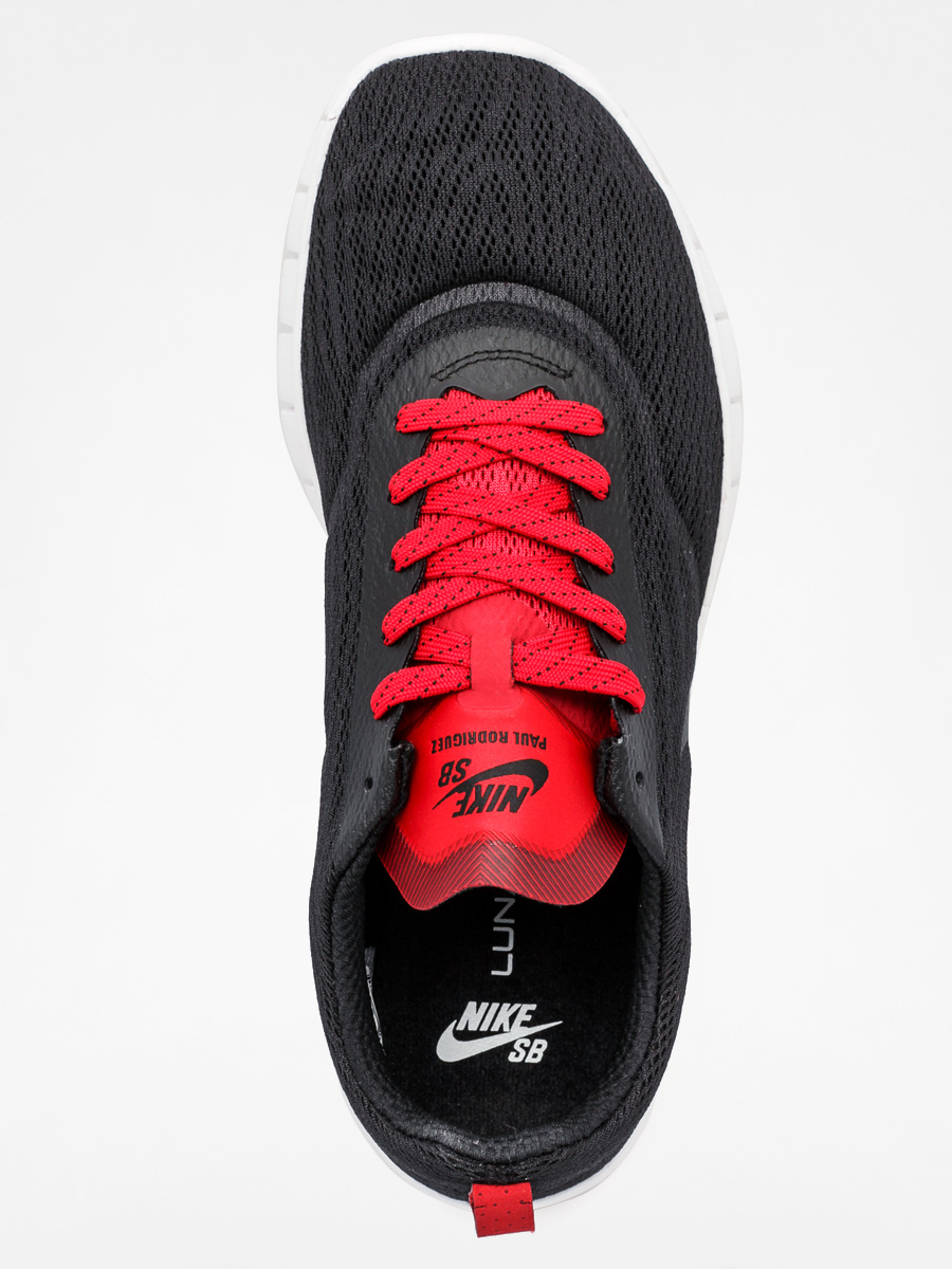 Nike Shoes Paul Rodriguez 9 RR (black/black gym red white)