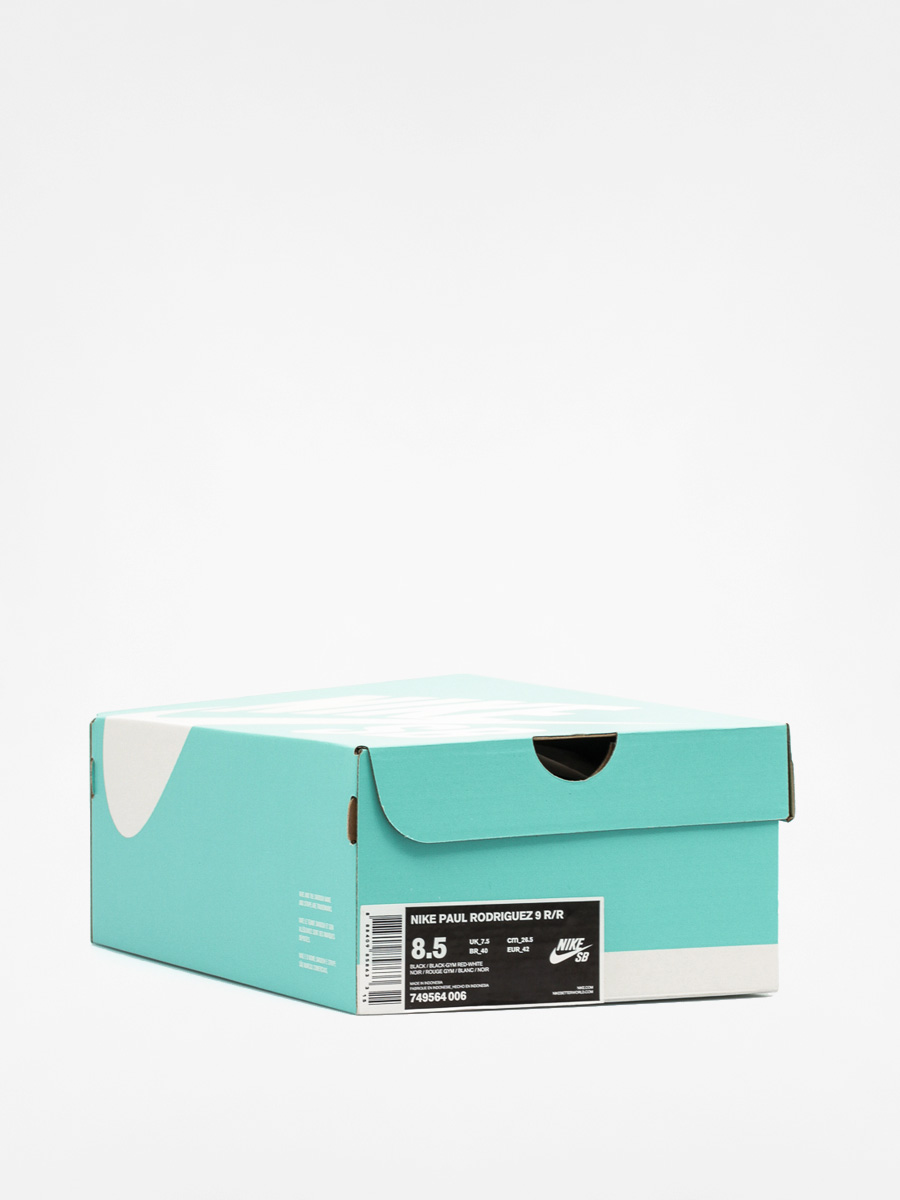 Nike Shoes Paul Rodriguez 9 RR (black/black gym red white)