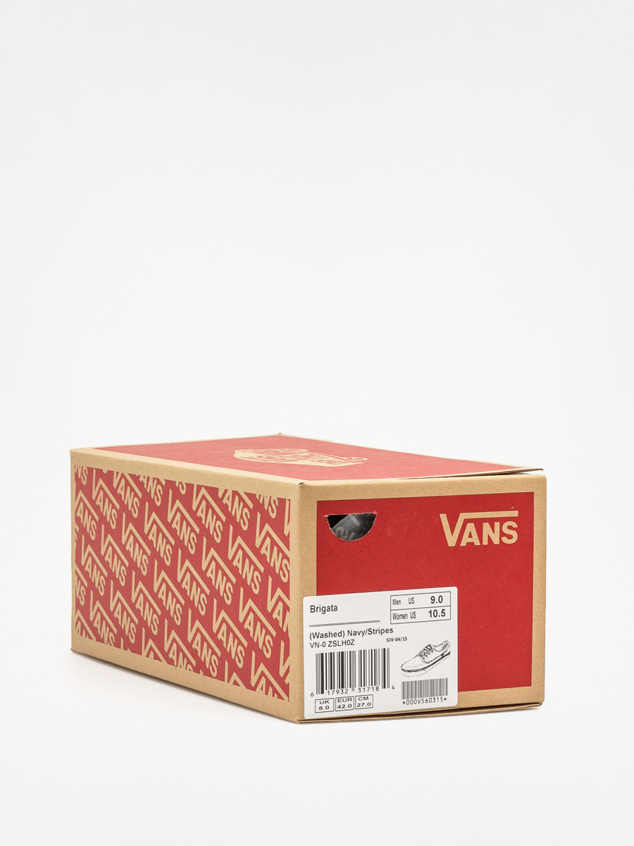Vans Shoes Brigata (washed/navy/stripes)