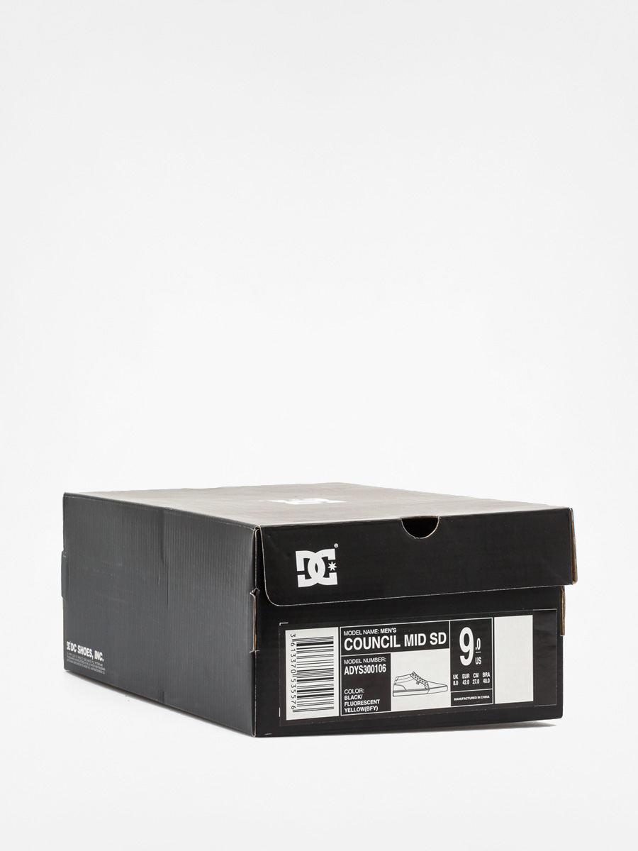 DC Shoes Council Mid Sd (black/fluorescent yellow )