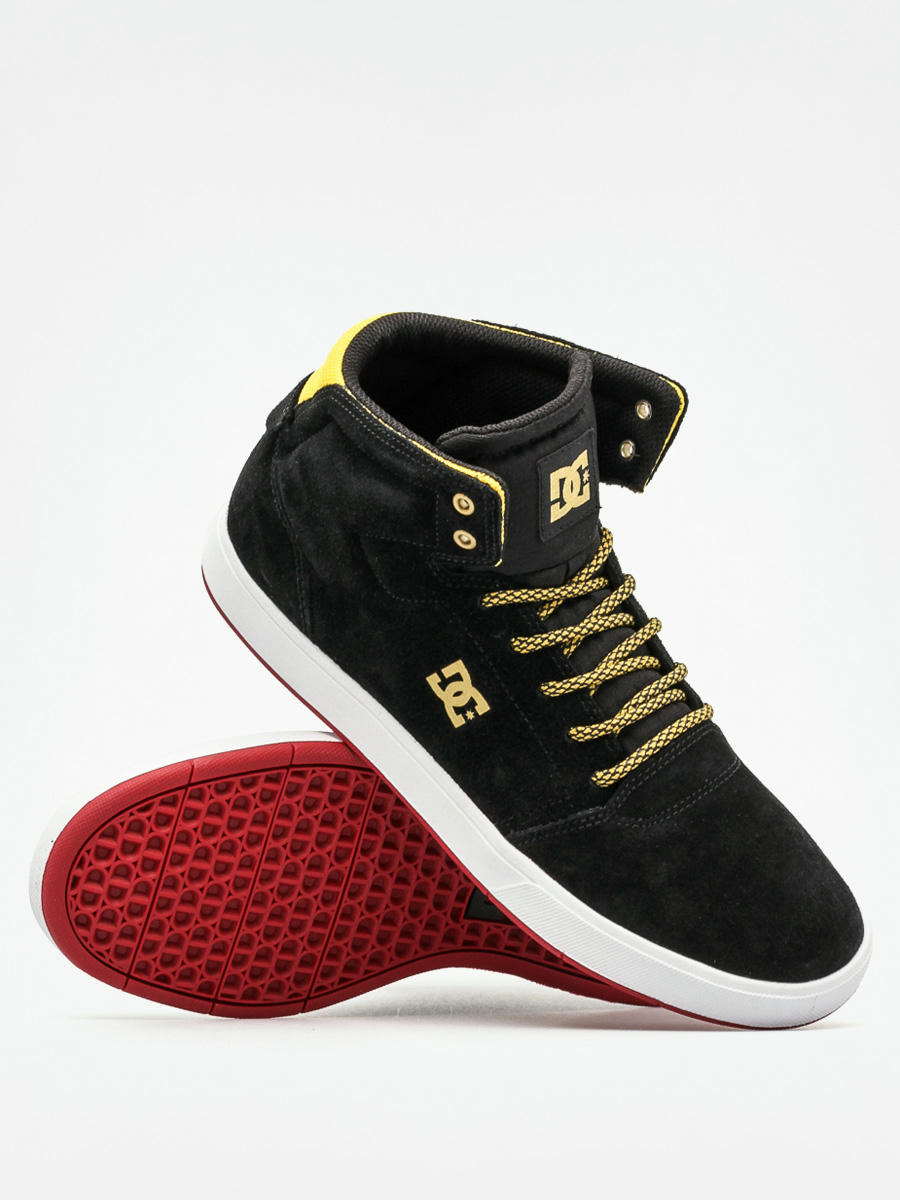 black and gold dc high tops