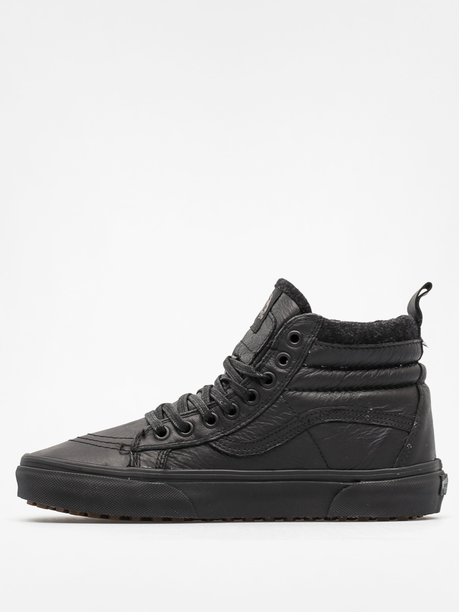 vans black leather mte