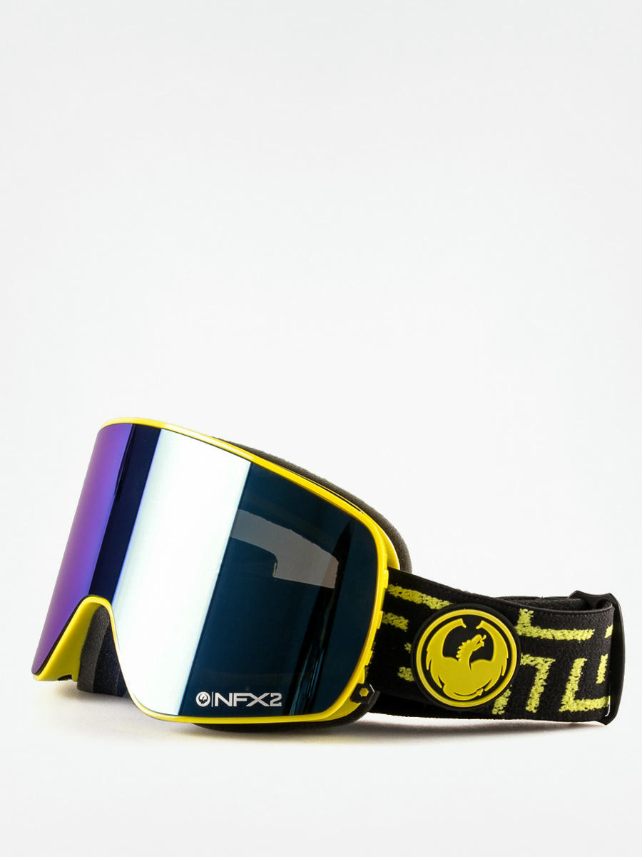 Dragon Goggles NFX2 Two (west/dark smoke/blue+yell/blue ion)