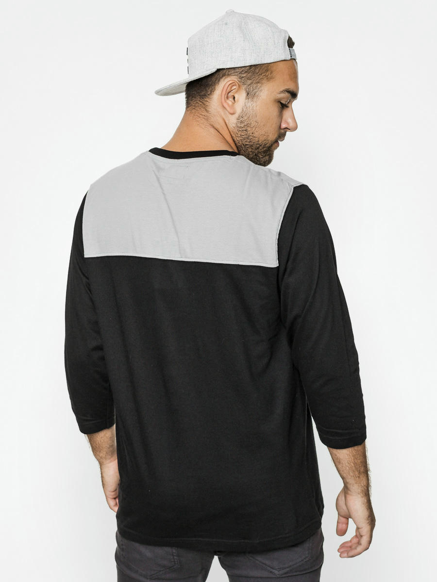 Stussy Baseball Jersey Tee in Black for Men