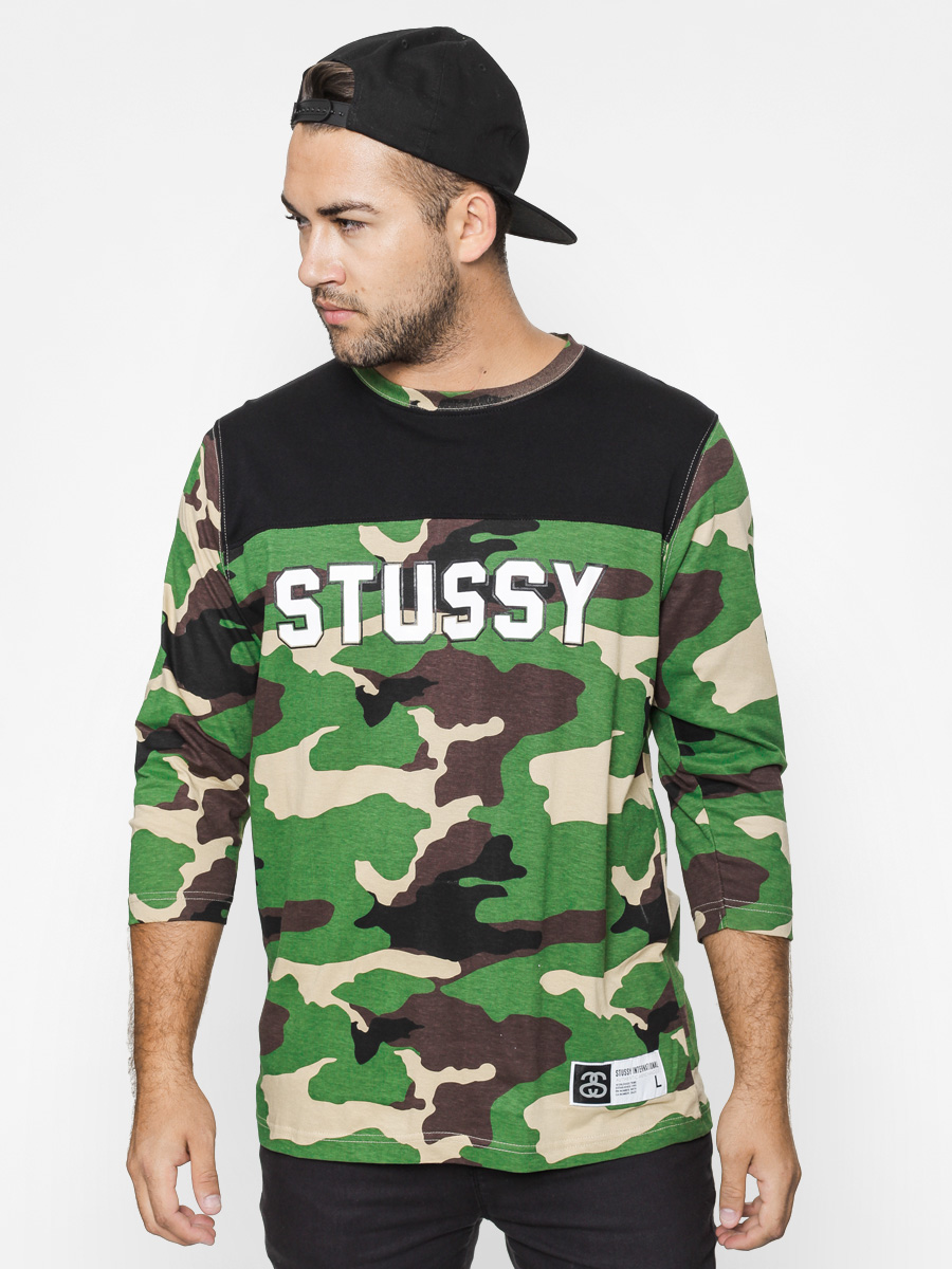 Stussy T-shirt Color Block Football 3I4 