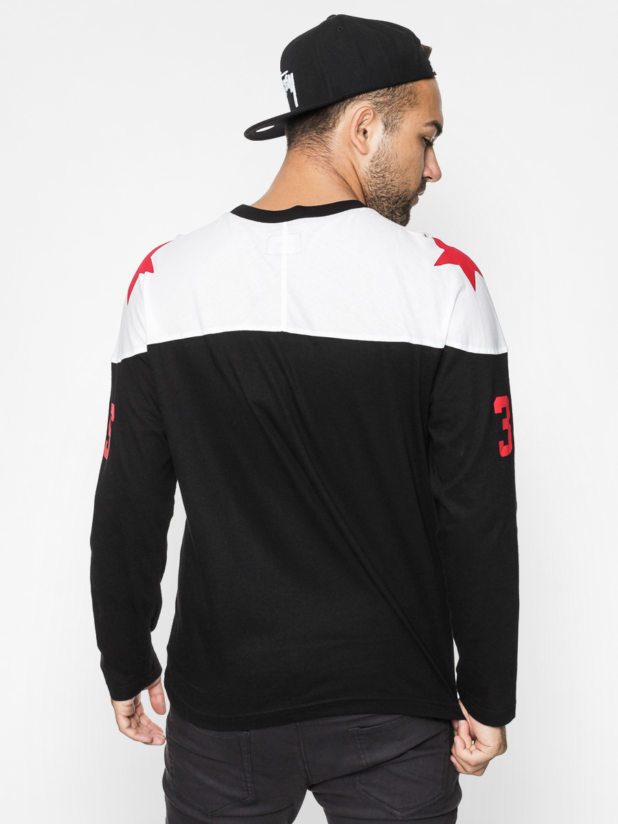Stussy Longsleeve Star Hockey Jersey (black/white)
