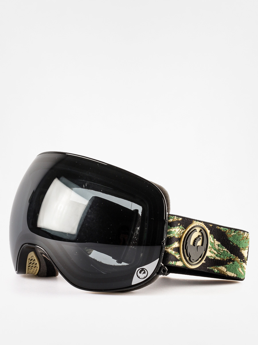 Dragon Goggles APX2 Three (hunter/dark smoke+yell/blue ion+rose)