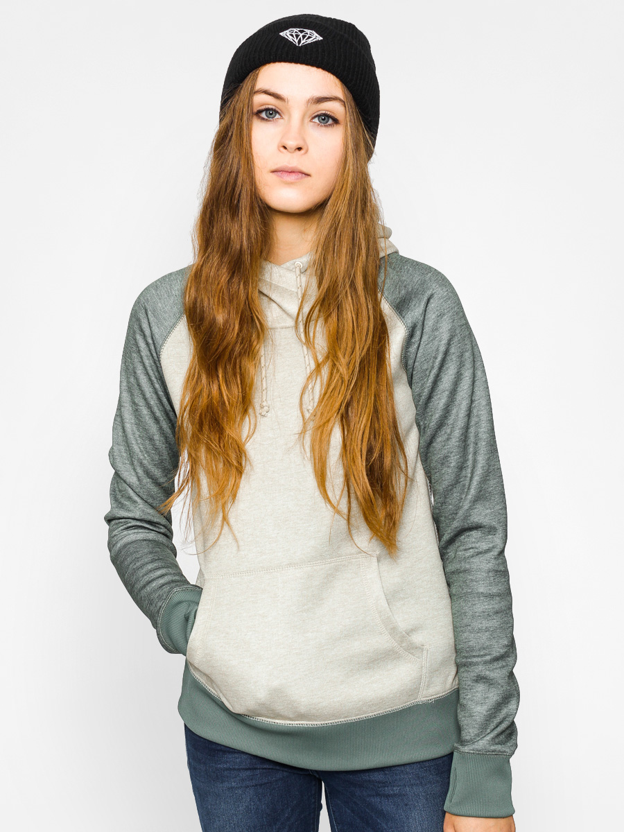 Womens Burton Hoodie Heron Pullover HD (canvas heather)