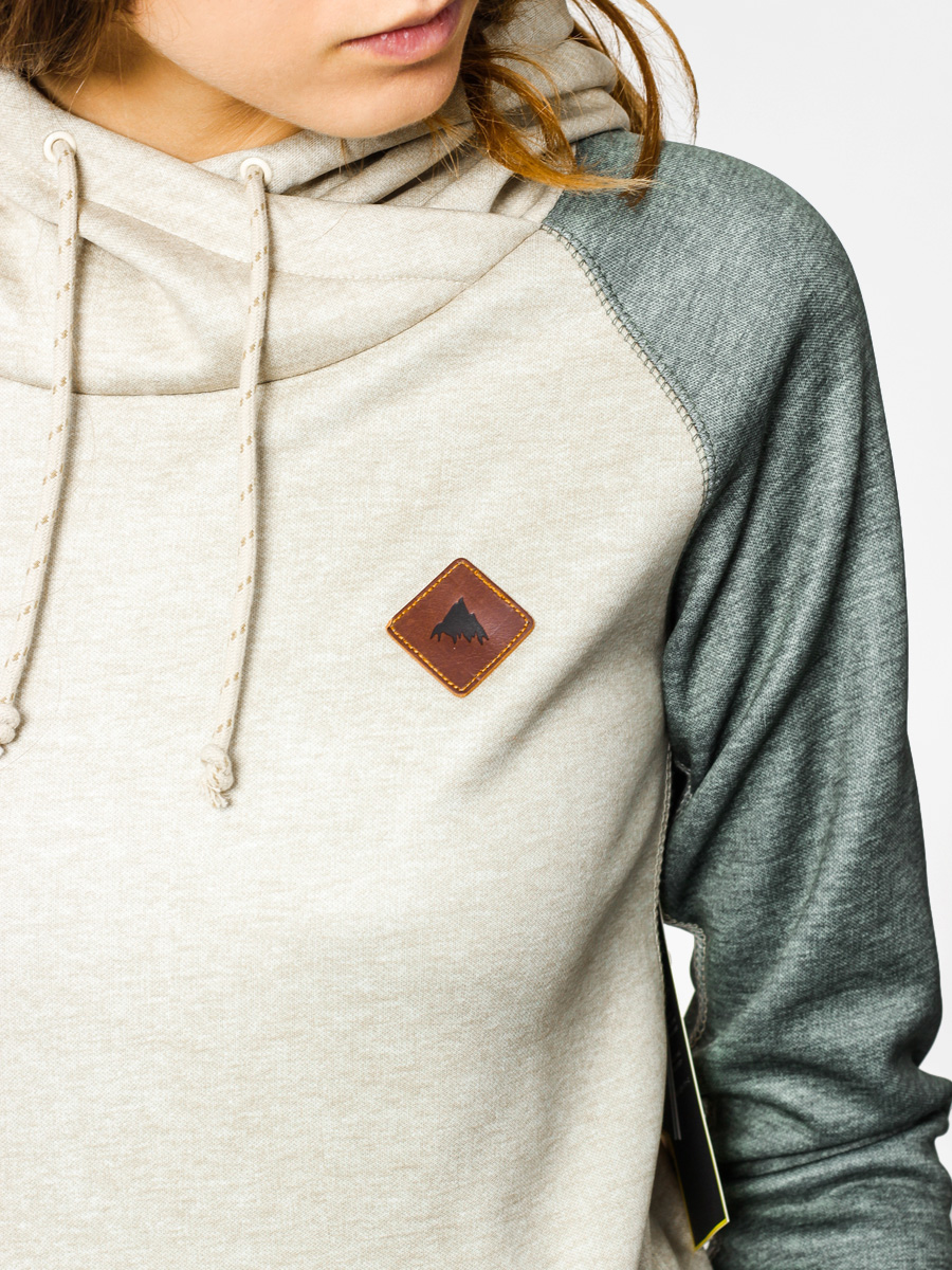 Womens Burton Hoodie Heron Pullover HD (canvas heather)