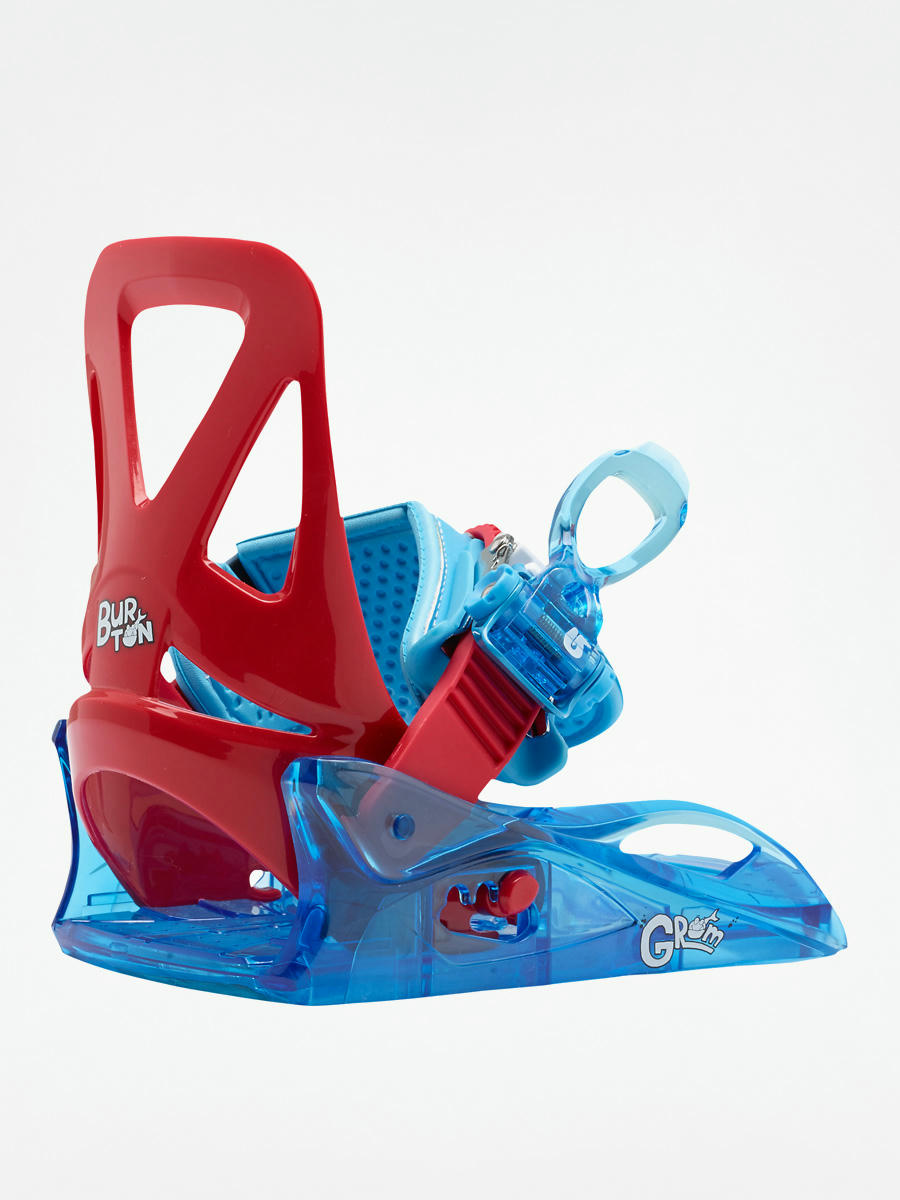 Burton Snowboard bindings Grom red blue