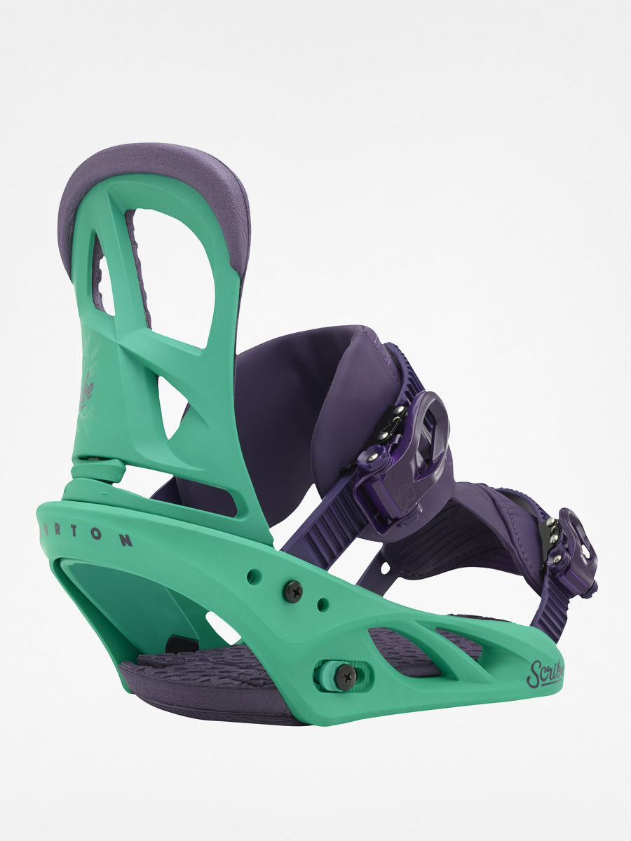 Womens Burton Snowboard bindings Scribe (50 shades of green)