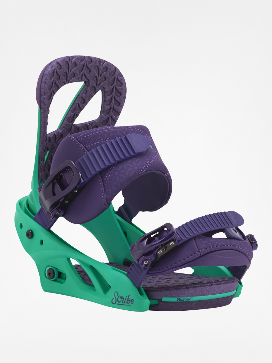 Womens Burton Snowboard bindings Scribe (50 shades of green)